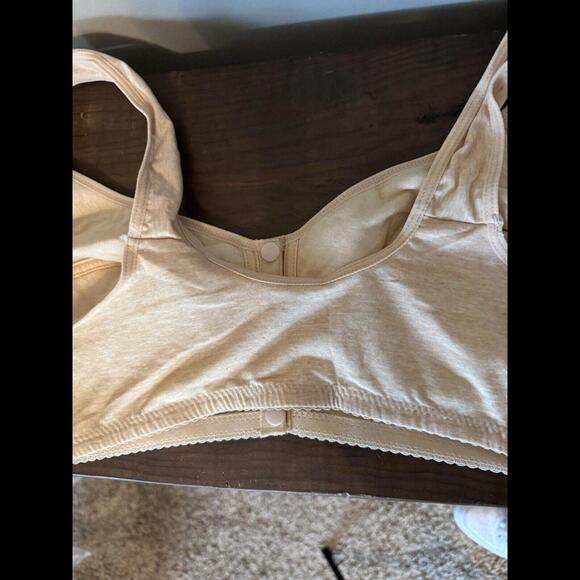 Daisy Bra Style,Front Close Button Cotton Bras,Full Support Wide Back, 1 XL - Picture 6 of 7